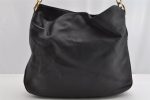 Authentic GUCCI Bamboo Vintage Shoulder Hand Bag Purse Leather Black Junk 0982K Supply