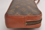 Auth Louis Vuitton Monogram Pochette Sport PM Clutch Hand Bag Old Model LV 0960K For Cheap