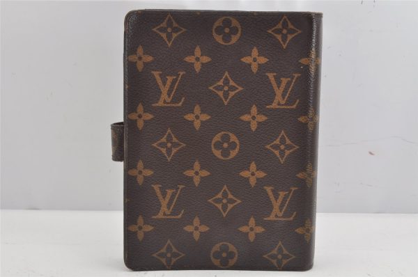 Authentic Louis Vuitton Monogram Agenda MM Notebook Cover R20004 LV 1016K Cheap