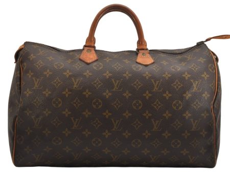 Authentic Louis Vuitton Monogram Speedy 40 Hand Boston Bag Old Model LV 1217K Supply