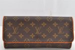 Authentic Louis Vuitton Monogram Pochette Twin GM Shoulder Bag M51852 LV 1418K Fashion