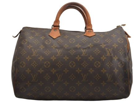 Authentic Louis Vuitton Monogram Speedy 35 Hand Boston Bag Old Model LV 1280K Discount