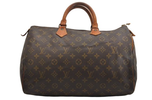 Authentic Louis Vuitton Monogram Speedy 35 Hand Boston Bag Old Model LV 1280K Discount