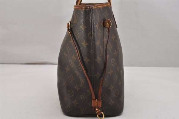 Authentic Louis Vuitton Monogram Neverfull MM Shoulder Tote Bag M40156 LV 1009K For Cheap