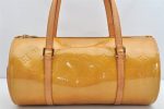 Authentic Louis Vuitton Vernis Bedford Hand Bag Yellow Beige M91006 LV 1205K Online now