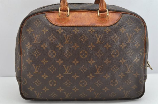 Authentic Louis Vuitton Monogram Deauville Hand Bag M47270 LV 1253K on Sale