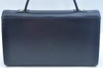 Authentic GIVENCHY Leather 2way Shoulder Hand Bag Navy Blue K9928 Cheap