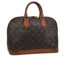 Authentic Louis Vuitton Monogram Alma Hand Bag Purse M51130 LV 1348K on Sale