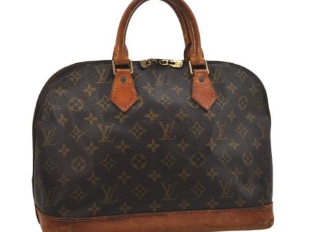 Authentic Louis Vuitton Monogram Alma Hand Bag Purse M51130 LV 1348K on Sale