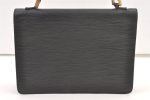 Authentic Louis Vuitton Epi Concorde Hand Bag Purse Black M52132 LV 1202K Cheap