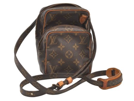 Auth Louis Vuitton Monogram Mini Amazone Shoulder Cross Bag M45238 LV Junk 0978K For Sale