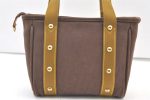 Authentic Louis Vuitton Antigua Cabas PM Hand Bag Brown M40089 LV 1382K Fashion