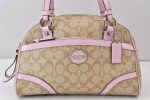 Authentic COACH Signature Shoulder Hand Bag PVC Leather F18918 Beige 1182K Online now