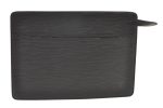 Authentic Louis Vuitton Epi Pochette Homme Clutch Bag Black M52522 Junk 0968K For Sale