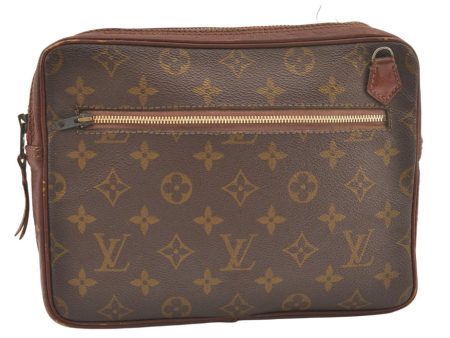 Authentic Louis Vuitton Monogram Shoulder Cross Body Bag Old Model LV Junk 1425K Cheap