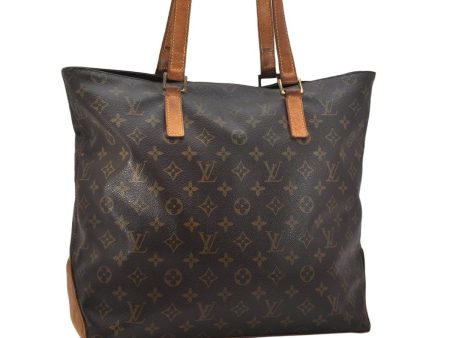 Authentic Louis Vuitton Monogram Cabas Mezzo Shoulder Tote Bag M51151 LV 0966K Discount