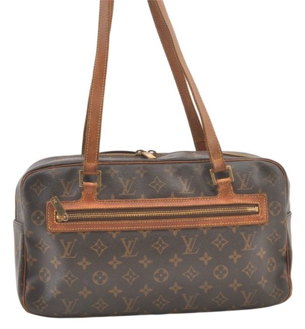 Authentic Louis Vuitton Monogram Cite GM Shoulder Bag M51181 LV 1246K Online now