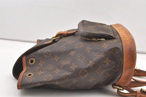 Authentic Louis Vuitton Monogram Montsouris MM Backpack M51136 LV 1360K Supply