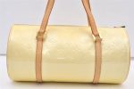 Authentic Louis Vuitton Vernis Bedford Hand Bag Purse White M91331 LV 1254K Fashion