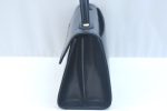 Authentic GIVENCHY Leather 2way Shoulder Hand Bag Navy Blue K9928 Cheap