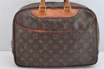 Authentic Louis Vuitton Monogram Deauville Hand Bag M47270 LV 1253K on Sale