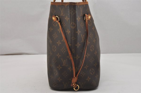 Authentic Louis Vuitton Monogram Neverfull MM Shoulder Tote Bag M40156 LV 1009K For Cheap