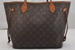 Authentic Louis Vuitton Monogram Neverfull MM Shoulder Tote Bag M40156 LV 1009K For Cheap