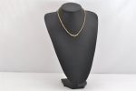 Authentic Christian Dior Gold Tone Chain Rhinestone Pendant Necklace CD 1279K For Discount