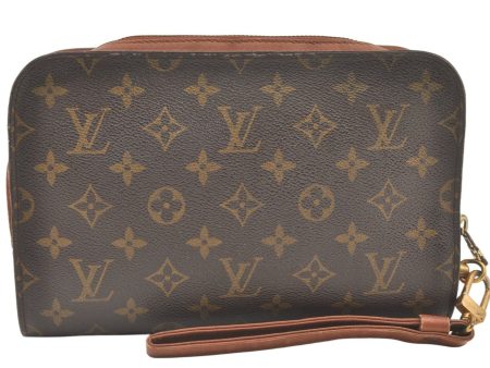 Authentic Louis Vuitton Monogram Orsay Clutch Hand Bag Purse M51790 LV 1211K Online Hot Sale