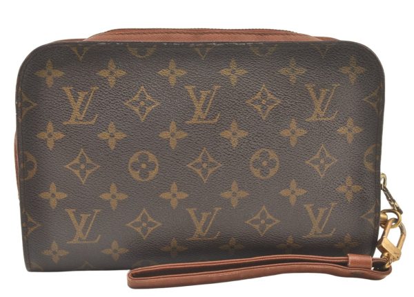 Authentic Louis Vuitton Monogram Orsay Clutch Hand Bag Purse M51790 LV 1211K Online Hot Sale