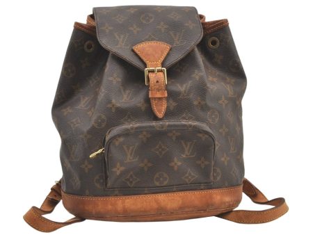 Authentic Louis Vuitton Monogram Montsouris MM Backpack M51136 LV 1360K Supply