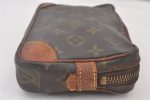 Authentic Louis Vuitton Monogram Marly Dragonne PM M51827 Clutch Hand Bag 1285K on Sale