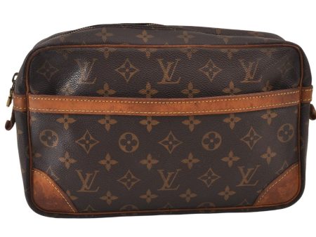 Authentic Louis Vuitton Monogram Compiegne 28 Clutch Hand Bag M51845 LV 1002K Online