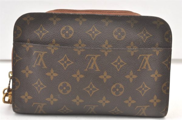 Authentic Louis Vuitton Monogram Orsay Clutch Hand Bag Purse M51790 LV 1211K Online Hot Sale