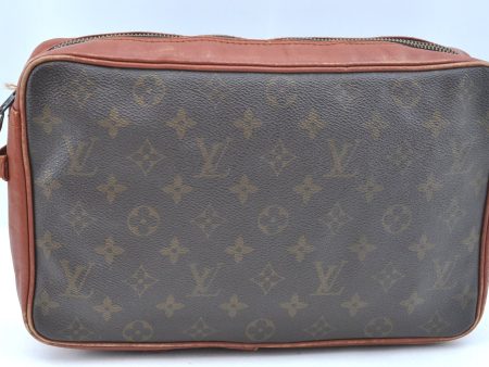 Auth Louis Vuitton Monogram Sac Bandouliere 30 Clutch Bag Old Model Junk K8166 Fashion