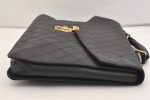 Authentic CHANEL Caviar Skin Bicolore CC Logo Briefcase Business Bag Black 6105J Hot on Sale