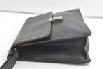 Authentic Louis Vuitton Taiga Selenga Clutch Hand Bag Black M30782 LV 8503J Fashion