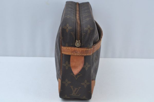 Authentic Louis Vuitton Monogram Compiegne 28 Clutch Hand Bag M51845 Junk K9723 Hot on Sale