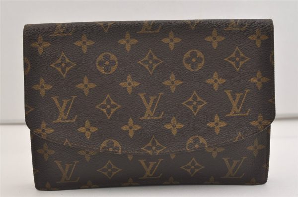 Authentic Louis Vuitton Monogram Pochette Rabat Clutch Bag Old Model LV 6377J Online