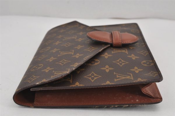 Authentic Louis Vuitton Monogram Ranelagh Clutch Hand Bag M51782 LV 9130J Online now