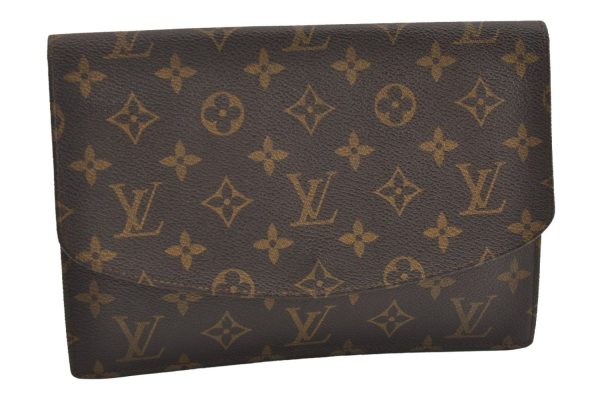 Authentic Louis Vuitton Monogram Pochette Rabat Clutch Bag Old Model LV 6377J Online