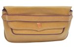 Authentic Cartier Must de Cartier Clutch Bag Leather Beige K9553 Hot on Sale