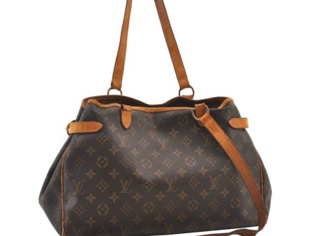 Auth Louis Vuitton Monogram Batignolles Horizontal Tote Bag M51154 Junk 9665J For Sale