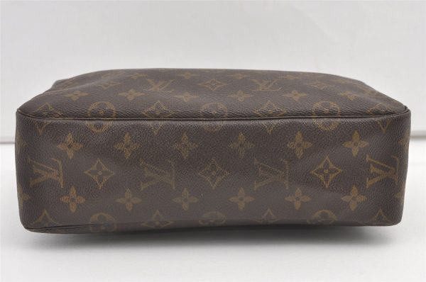 Auth Louis Vuitton Monogram Trousse Toilette 28 Clutch Bag M47522 Junk 8470J Online Sale