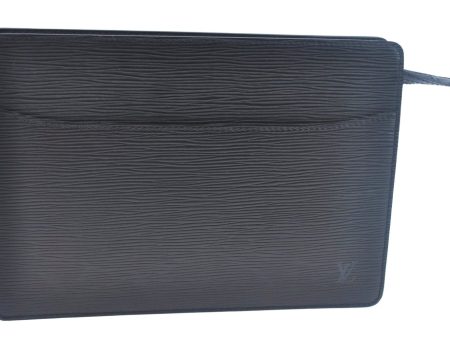 Authentic Louis Vuitton Epi Pochette Homme Clutch Hand Bag Black M52522 LV K9963 Online Hot Sale