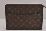 Authentic Louis Vuitton Monogram Pochette Homme Clutch Hand Bag M51795 LV 6370J Online Sale