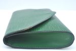 Authentic Louis Vuitton Epi Arts Deco PM Clutch Hand Bag Green M52634 LV K9951 Supply