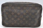 Auth Louis Vuitton Monogram Trousse Toilette 28 Clutch Bag M47522 Junk K8733 For Discount