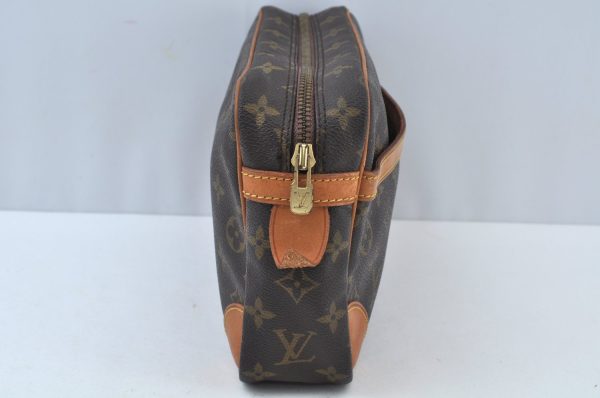 Authentic Louis Vuitton Monogram Compiegne 28 Clutch Hand Bag M51845 LV K9775 Hot on Sale