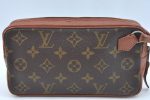 Auth Louis Vuitton Monogram Pochette Sport PM Clutch Hand Bag Old Model LV K9311 Online now